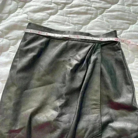 Tamara Mellon lamb  leather skirt size xs - Picture 7 of 14